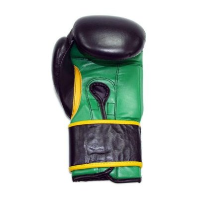 Боксерские перчатки THOR SHARK (PU) зеленые