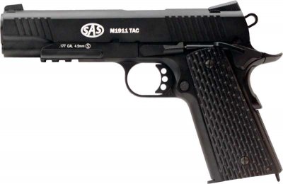 Пневматический пистолет SAS M1911 Tactical (Blowback)