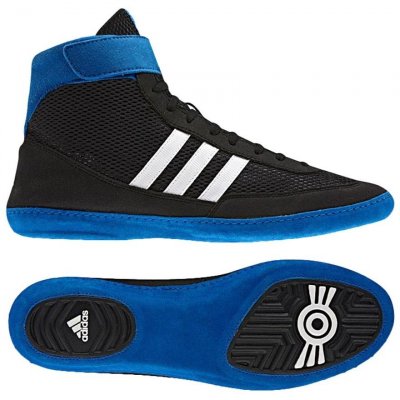 Борцовки Adidas combat speed 4 (черно-синие)