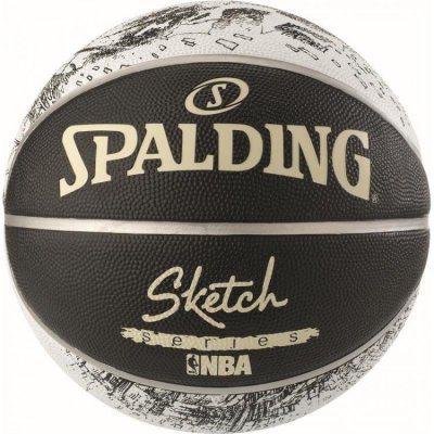 Мяч баскетбольный Spalding NBA Sketch Swoosh Outdoor