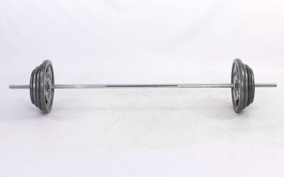 Штанга стальная наборная Zelart Sport 57 кг( гриф 1,8м, 28 мм)