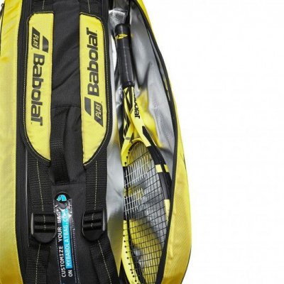 Чехол для ракеток для б/тенниса Baboalt RHX6 pure aero yellow/black 2019