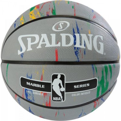 Мяч баскетбольный Spalding NBA Marble Outdoor Grey/Multi-Color 7