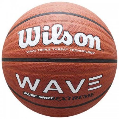 Мяч баскетбольный Wilson WAVE PURE SHOT EXTREME BBALL BROWN SZ7 SS19