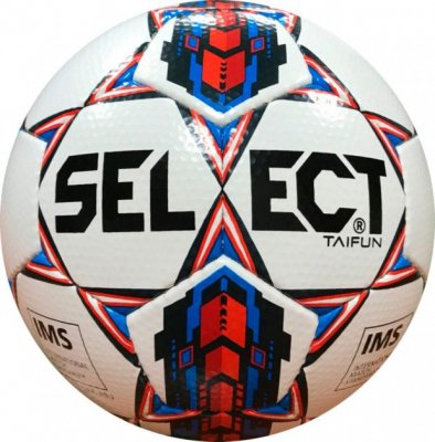 Мяч футбольный Select Taifun бело-красный