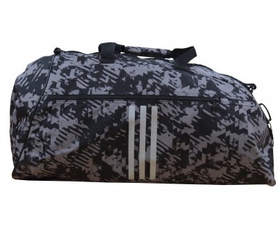 Сумка-рюкзак для бокса Adidas (2 в 1) ADIACC058B камуфляж серая
