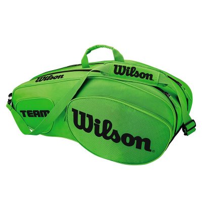 Чехол для ракеток для б/тенниса Wilson Team III 6 pack gr/bk
