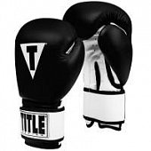 Тренировочные перчатки Title Premier Leather Super Bag Gloves (black)