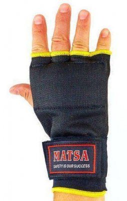 Перчатки-бинты MATSA MA-6022 (черные)