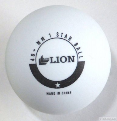 Мячи для настольного тенниса Lion ( 1* 40+, 144 шт.)