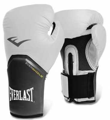Тренировочные перчатки Everlast Pro Style Elite Training Gloves (бело-черные)