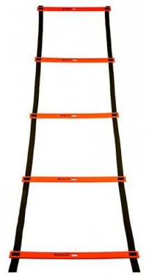 Координационная лестница для бега Seco (12 ступеней, 6 м) оранжевая