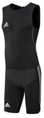 Тяжелоатлетическое трико Adidas WC Lite Suit Men черное
