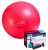 Мяч для фитнеса с насосом PowerPlay 4001 (45 см) розовый
