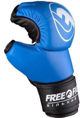 Перчатки для ММА Free-Fight FF-FG-5-BL синие