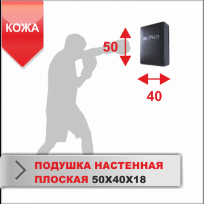 Подушка настенная плоская Boyko Sport 50х40х18