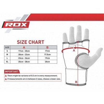 Бинт-перчатка RDX Neopren Gel Red