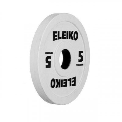 Олимпийский цветной диск для соревнований и тренировок Eleiko 5 кг