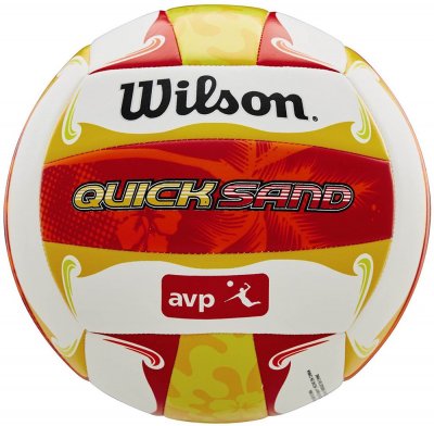 Мяч волейбольный Wilson AVP QUICKSAND ALOHA SS19 красный/желтый/белый