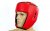 Шлем боксерский Lev Sport кожзам (красный)