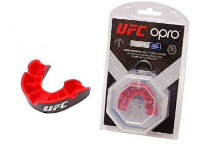 Капа боксерская Opro Junior Silver UFC Hologram