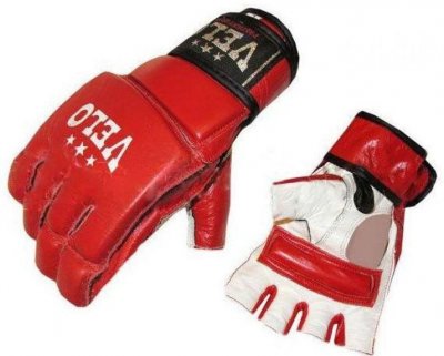 Перчатки для смешанных единоборств MMA VELO ULI-4026 красные