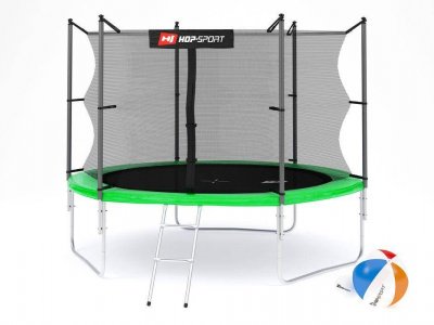 Батут Hop-Sport 10 FT (305 см) c внутренней защитной сеткой + лестница