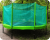 Батут с сеткой KIDIGO Premium 244 см (green-green)