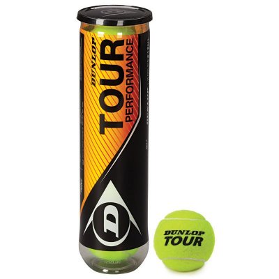 Мячи для б/тенниса Dunlop Tour performance (4шт.)