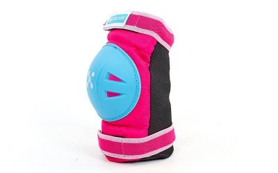 Защита для роллеров Zelart Sport SK-3504 (розовая с голубым)