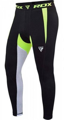 Компрессионные штаны RDX Lycra (зеленые)