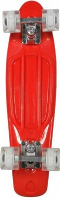 Пенниборд AWAII SK8 Vintage 22.5' красный (со светящимися колесами)