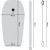 Бодиборд-доска для плавания на волнах SportVida Bodyboard SV-BD0001-1
