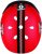 Шлем защитный детский Globber, гонки красный, с фонариком (48-53, XS/S)
