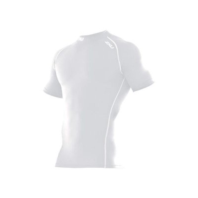 Компрессионная футболка мужская 2XU Base c коротким рукавом MA1982a белая