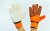 Перчатки вратарские (с косточками) PREMIER LEAGUE (оранжевые)