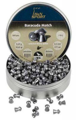 Пули H&N Baracuda Match (0.69 г, кал. 4.5 мм)