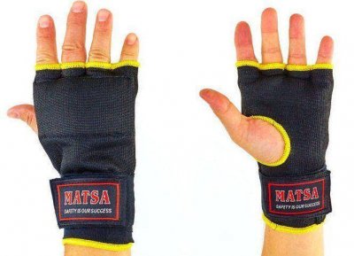 Перчатки-бинты MATSA MA-6022 (черные)