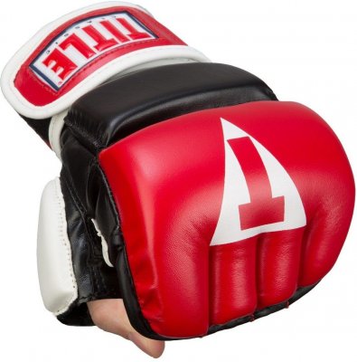Перчатки MMA Title Classic Wristwrap Heavy Bag красные