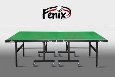 Теннисный стол профессиональный "Феникс" Master Sport M25 (для закрытых помещений) зеленый