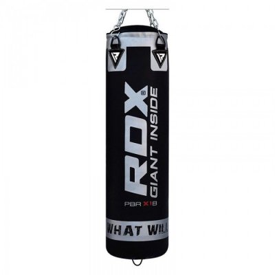 Боксерский мешок RDX Leather Black 1.5 м, 45-55 кг