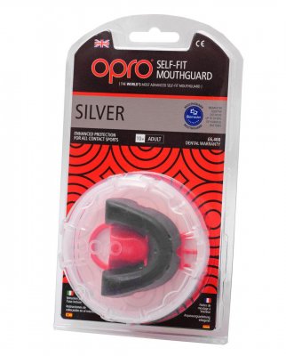 Капа боксерская Opro Junior Silver