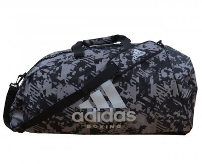 Сумка-рюкзак для бокса Adidas (2 в 1) ADIACC058B камуфляж серая