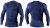 Компресионная футболка (рашгард) 3D Peresvit с длинным рукавом (синяя)