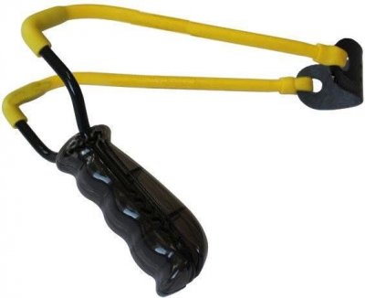 Рогатка Man Kung MK-T5 черный/желтый