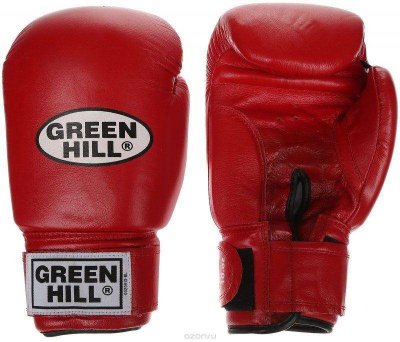 Боксерские перчатки "Super Star" Green Hill (красный)
