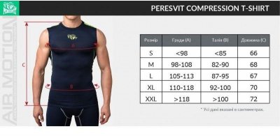 Компрессионная футболка Peresvit Air Motion Short Sleeve (черно-синяя)