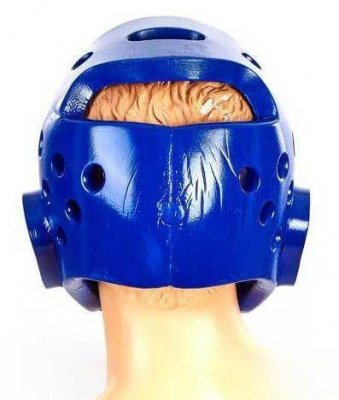 Шлем для тхэквондо WTF Zelart Sport  BO-2018-BL (синий)