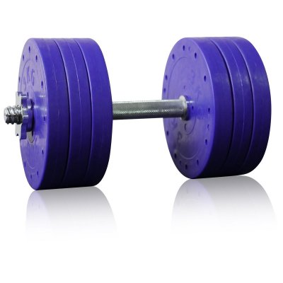 Гантели разборные ударопрочные Active Sports Titan 2 шт по 19 кг (диски 3 кг - 12 шт)