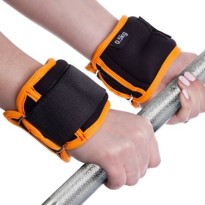 Утяжелители-манжеты для рук и ног Active Sports Classic (2 x 0,5кг) 